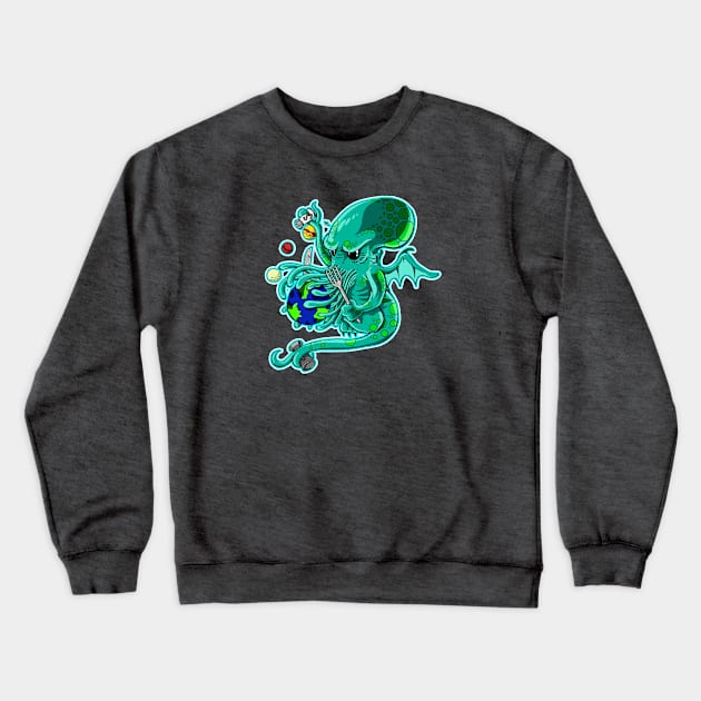 My Little Cthulhu Crewneck Sweatshirt by Dragonheart Studio